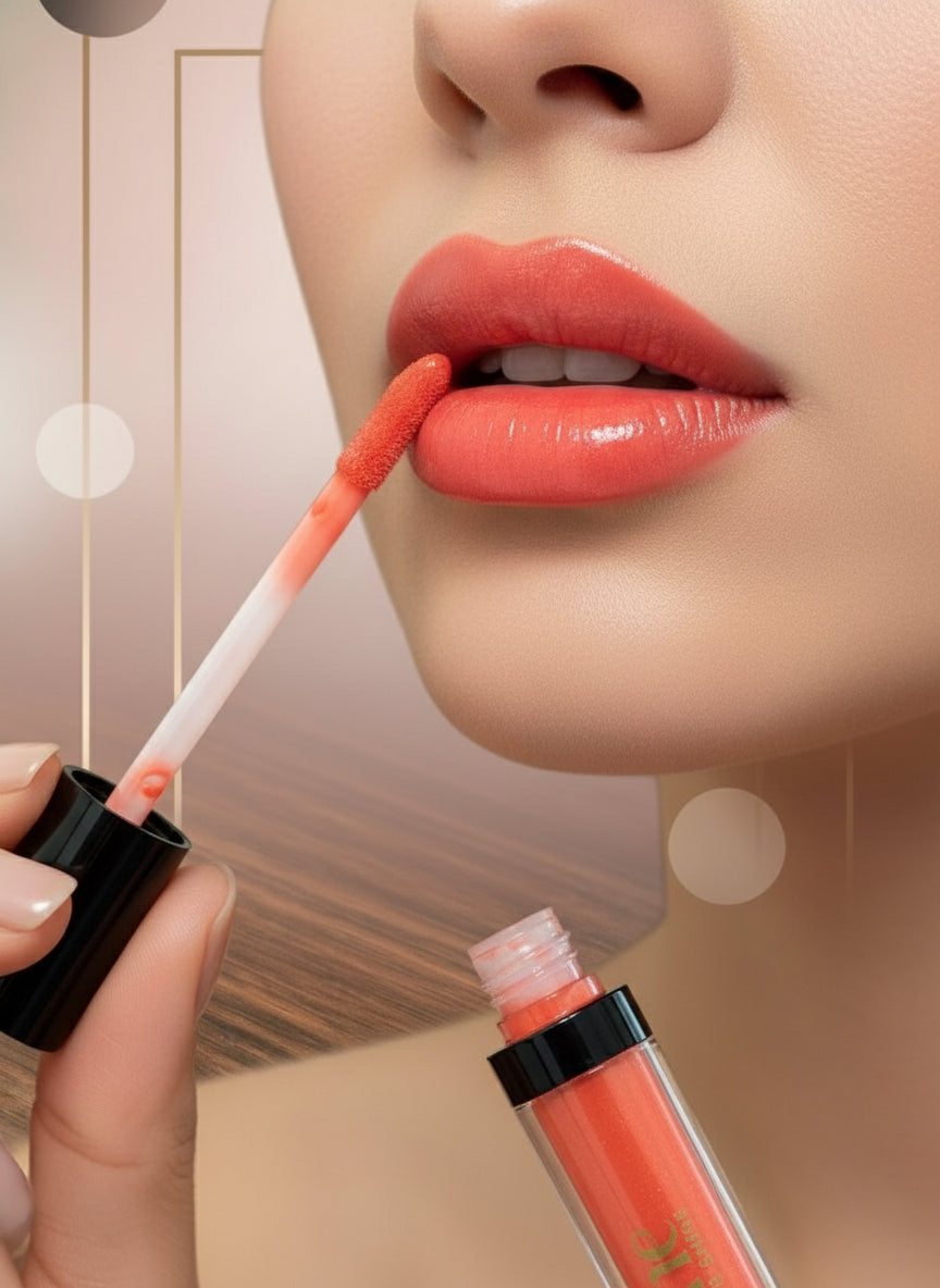 LIP GLOSS- SPARKLING CORAL 072