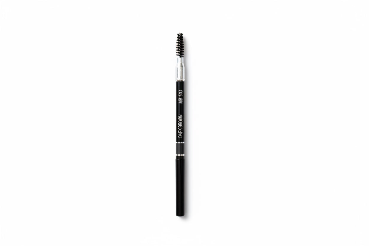 WATERPROOF RETRACTABLE EYEBROW PENCIL - DARK BROWN 303